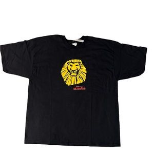 Vintage Disney The Lion King Black Tshirt Unisex brand new with tags! XX LARGE